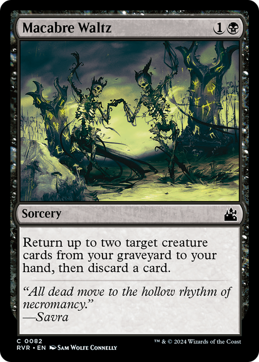 Macabre Waltz (RVR-082) - [Ravnica Remastered] Foil