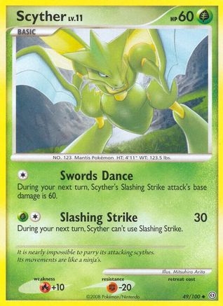 Scyther (49/100) [Diamant et Perle : Stormfront] 