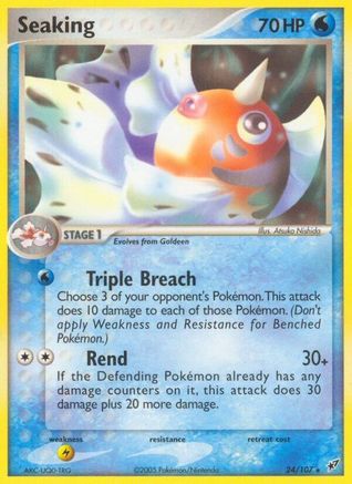 Seaking/107 - [Deoxys] Reverse Holofoil