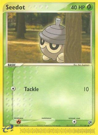 Seedot - 77/100 77/100 - [Sandstorm] Reverse Holofoil