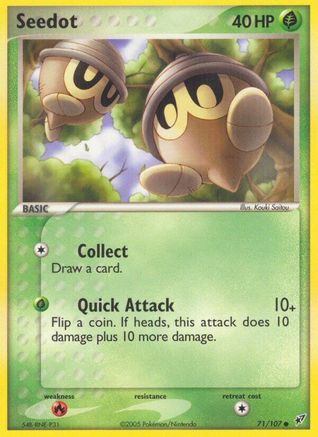 Seedot (71/107) (Estampillé) [EX : Deoxys] 