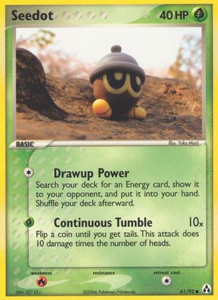 Seedot 61/92 - [Legend Maker] Reverse Holofoil