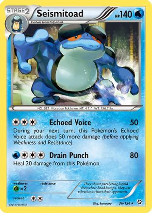 Seismitoad (36/124) [Noir et Blanc : Dragons Exaltés] 