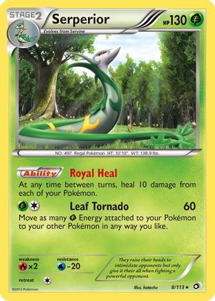 Serperior (8/113) [Noir et blanc : trésors légendaires] 