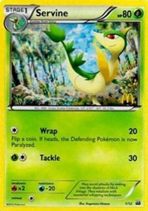 Servine - 1/12/12 - [McDonalds Promos 2012] Holofoil