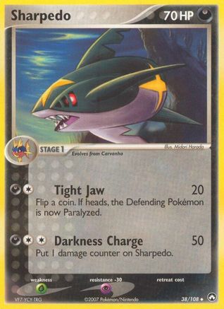 Sharpedo/108 - [Power Keepers] Reverse Holofoil