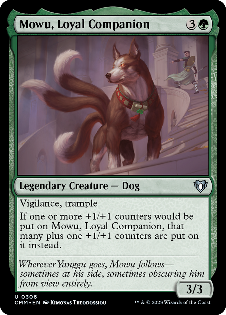 Mowu, Loyal Companion (CMM-306) - [Commander Masters]