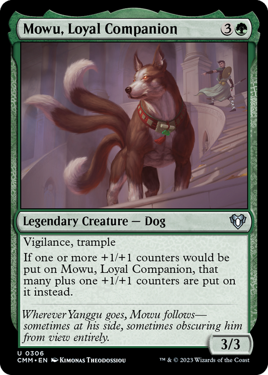Mowu, Loyal Companion (CMM-306) - [Commander Masters]