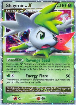 Shaymin Lv.X (Sky Forme)/127 - [Platinum] Holofoil