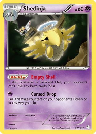 Shedinja (48/124) [Noir et blanc : Dragons exaltés] 