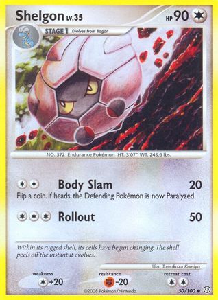 Shelgon (50/100) [Diamant &amp; Perle : Stormfront] 