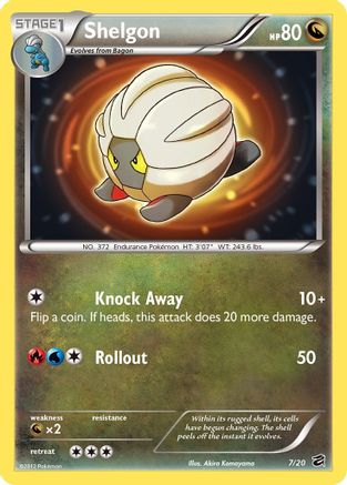 Shelgon (7/20) [Noir et blanc : Dragon Vault] 