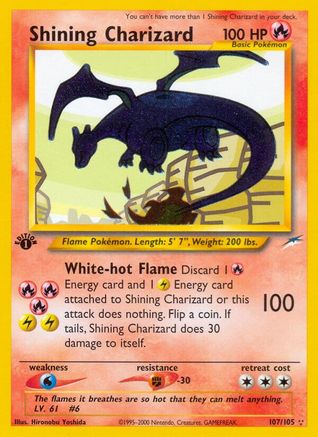 Shining Charizard 107/105 - [Neo Destiny] 1st Edition Holofoil