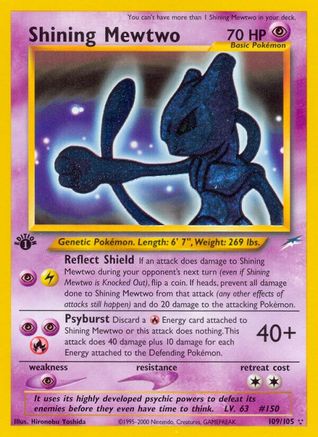 Shining Mewtwo 109/105 - [Neo Destiny] 1st Edition Holofoil