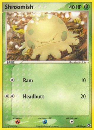 Shroomish/106 - [Emerald] Reverse Holofoil