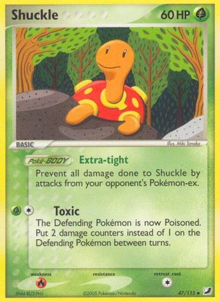 Shuckle/115 - [Unseen Forces] Reverse Holofoil