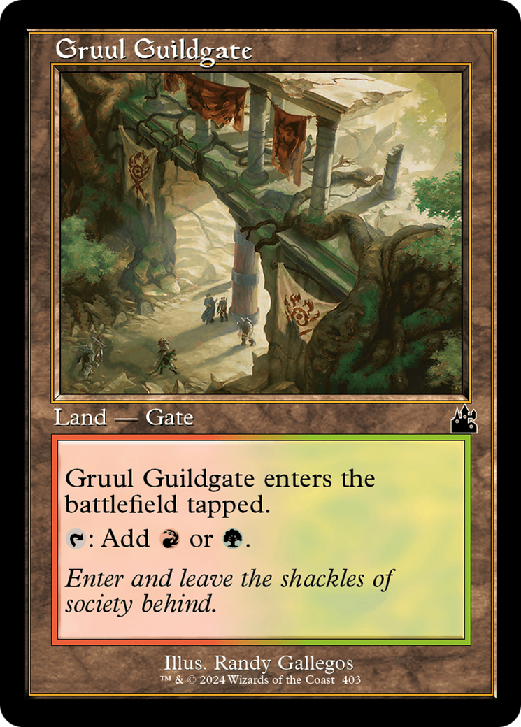 Gruul Guildgate (RVR-403) - [Ravnica Remastered] Foil