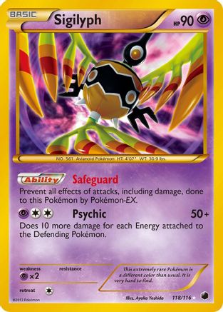 Sigilyph/116 - [Plasma Freeze] Holofoil