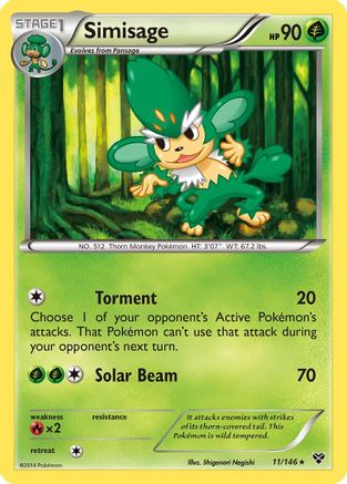 Simisage (11/146) [XY : Ensemble de base] 
