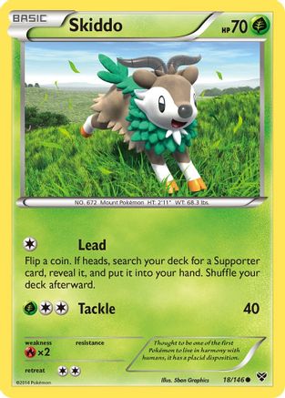 Skiddo (18/146) [XY : Ensemble de base] 