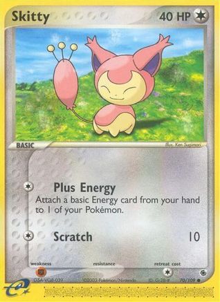 Skitty (70/109) [EX : Rubis et Saphir] 