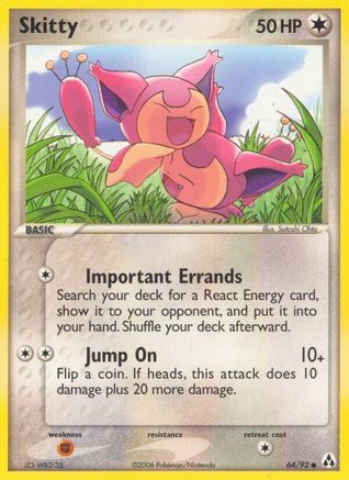 Skitty (64/92) (Estampillé) [EX : Legend Maker] 