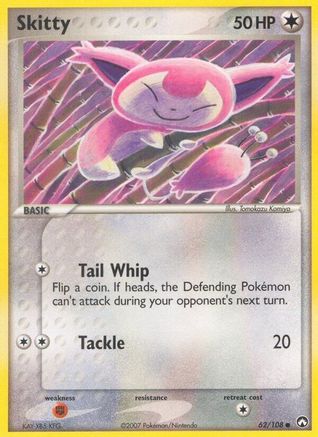 Skitty 62/108 - [Power Keepers] Reverse Holofoil