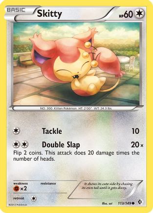 Skitty (113/149) [Noir et blanc : frontières franchies] 