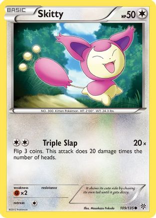 Skitty (109/135) [Noir et blanc : Tempête de plasma] 