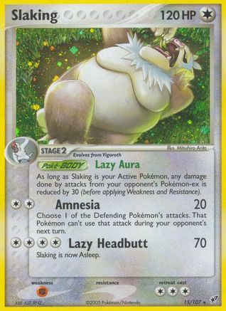 Slaking 15/107 - [Deoxys] Holofoil