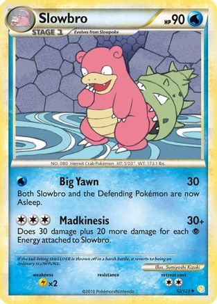 Slowbro (52/123) [HeartGold &amp; SoulSilver : ensemble de base] 