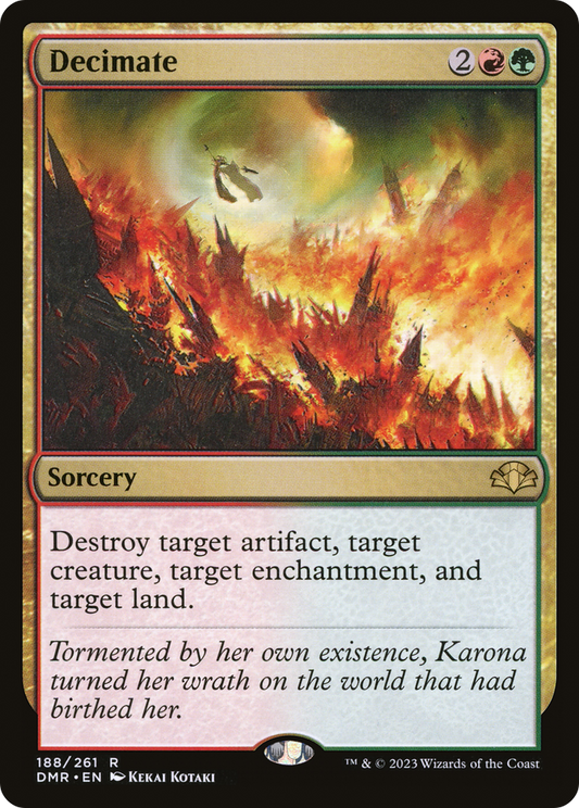 Decimate (DMR-188) - [Dominaria Remastered] Foil