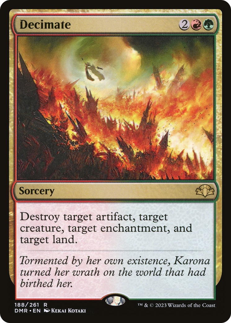 Decimate (DMR-188) - [Dominaria Remastered]