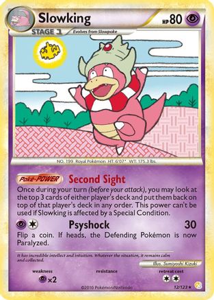 Slowking 12/123 - [HeartGold SoulSilver] Holofoil