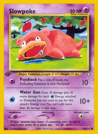 Slowpoke 73/111 - [Neo Genesis] 1st Edition