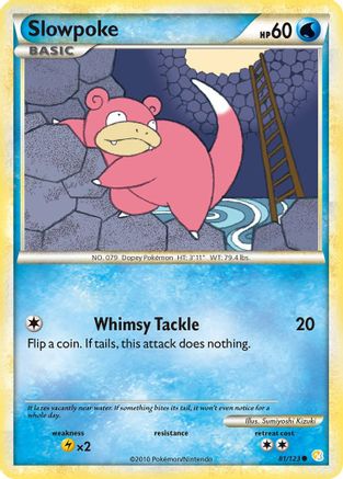 Slowpoke (81/123) [HeartGold & SoulSilver: Base Set]