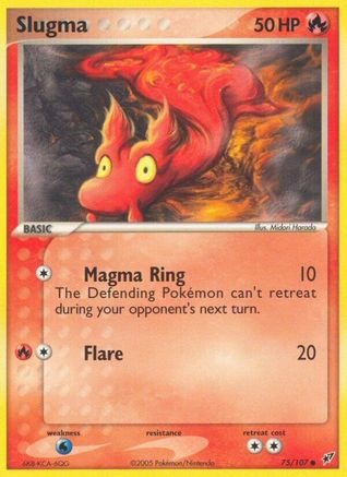 Slugma - 075/107/107 - [Deoxys] Reverse Holofoil