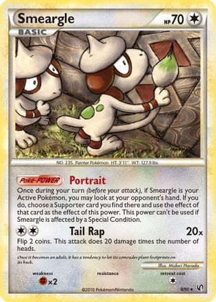 Smeargle (8/90) [HeartGold &amp; SoulSilver : Intrépide] 