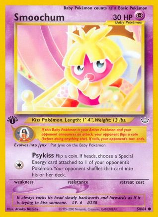 Smoochum (54/64) [N3 Neo Revelation] 1st Edition