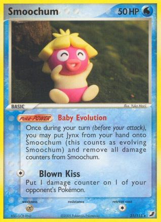 Smoochum (31/115) (Estampillé) [EX : Forces invisibles] 