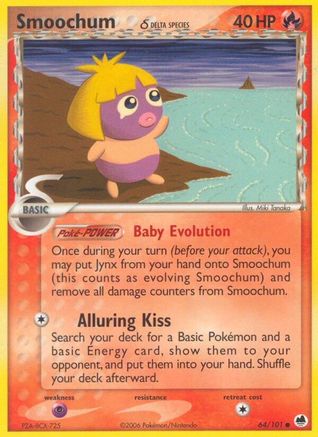 Smoochum (Delta Species) 64/101 - [Dragon Frontiers] Reverse Holofoil