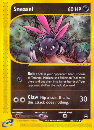 Sneasel 110/147 - [Aquapolis]