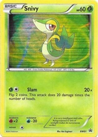 Snivy (BW01) [Noir et blanc : promotions Black Star] 