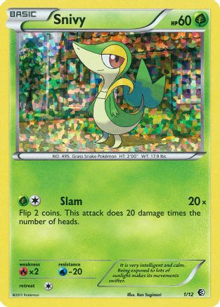 Snivy - 1/12/12 - [McDonalds Promos 2011] Holofoil