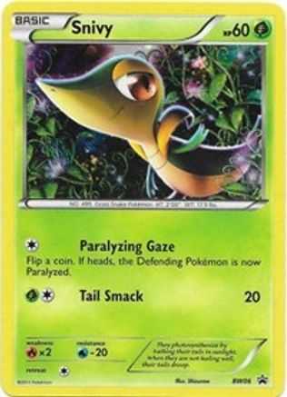 Snivy (BW06) [Noir et blanc : promotions Black Star] 