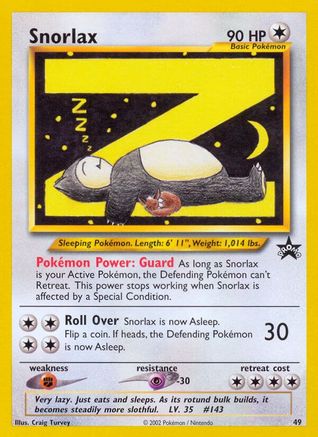 Snorlax 49/53 - [WoTC Promo]