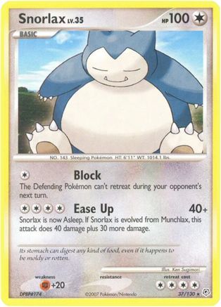Snorlax 37/130 - [Diamond and Pearl]