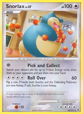 Snorlax (33)/111 - [Rising Rivals]