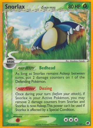 Snorlax (Delta Species)/101 - [Dragon Frontiers] Holofoil