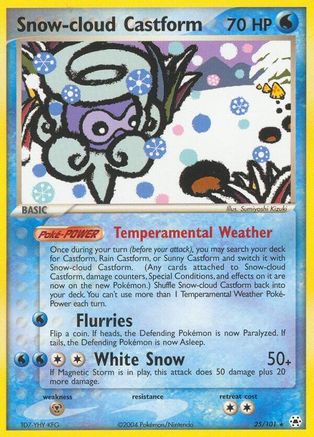 Snow-cloud Castform/101 - [Hidden Legends]